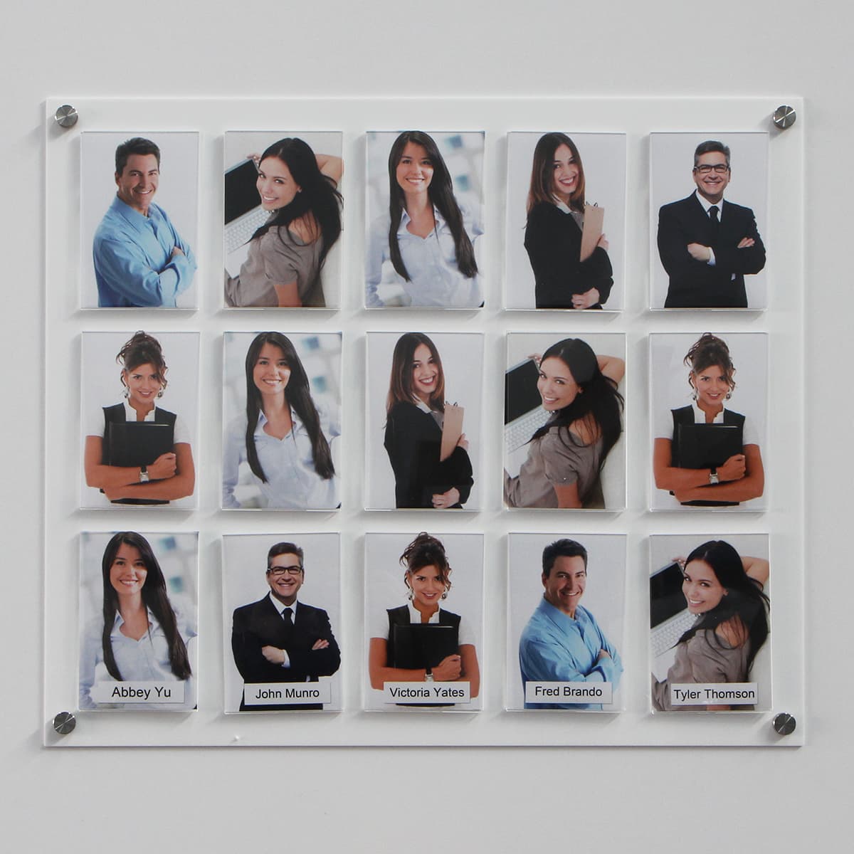 Staff Photo Board multi-pocket